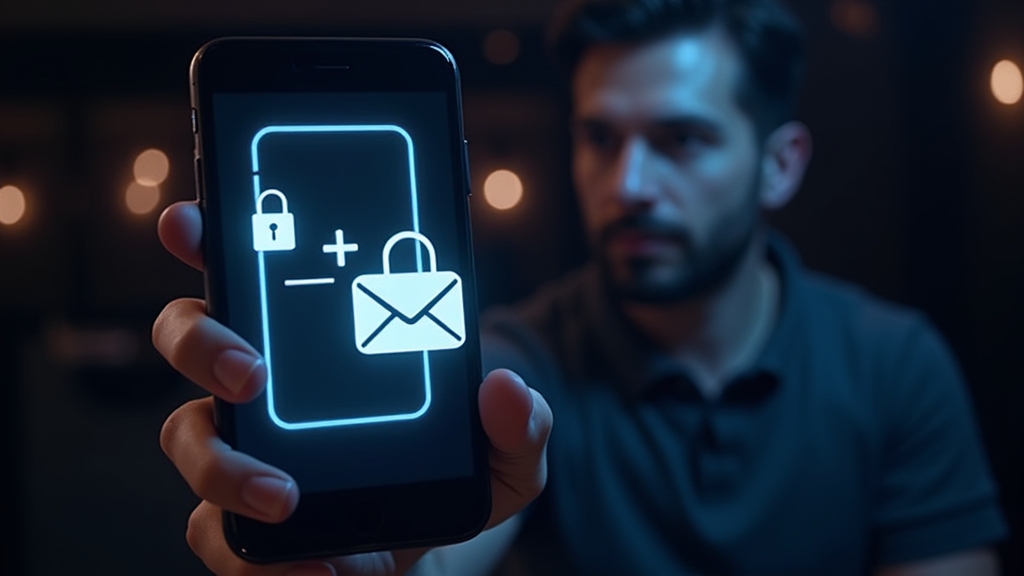 Código de verificación de seguridad e icono de cuenta bloqueada en un entorno de casino oscuro